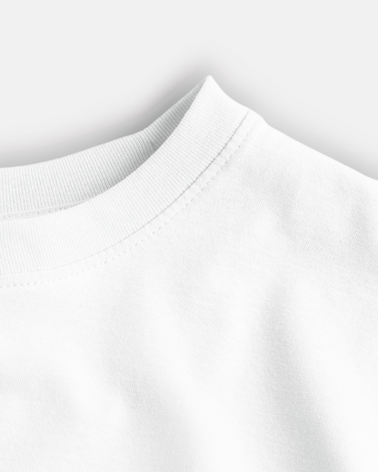 Unisex Terry T-Shirt | Drop Shoulder | White