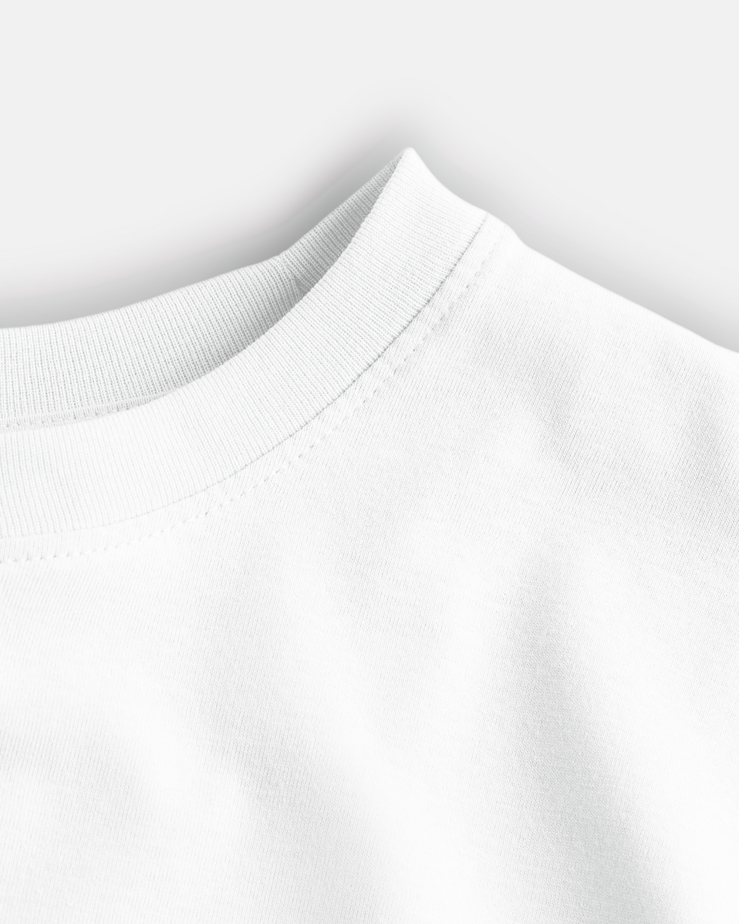 Unisex Terry T-Shirt | Drop Shoulder | White