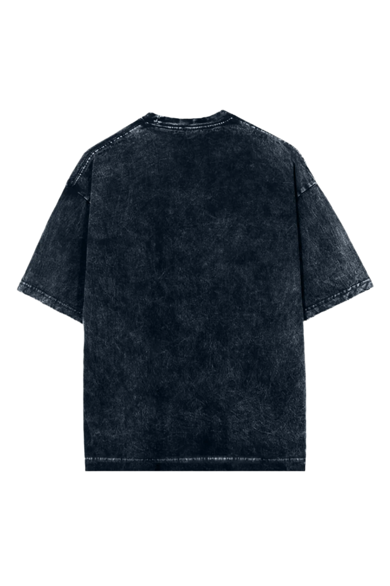 Men's Acid Washed Over-Sized Classic T-Shirt | Relax Fit | Black | Navy