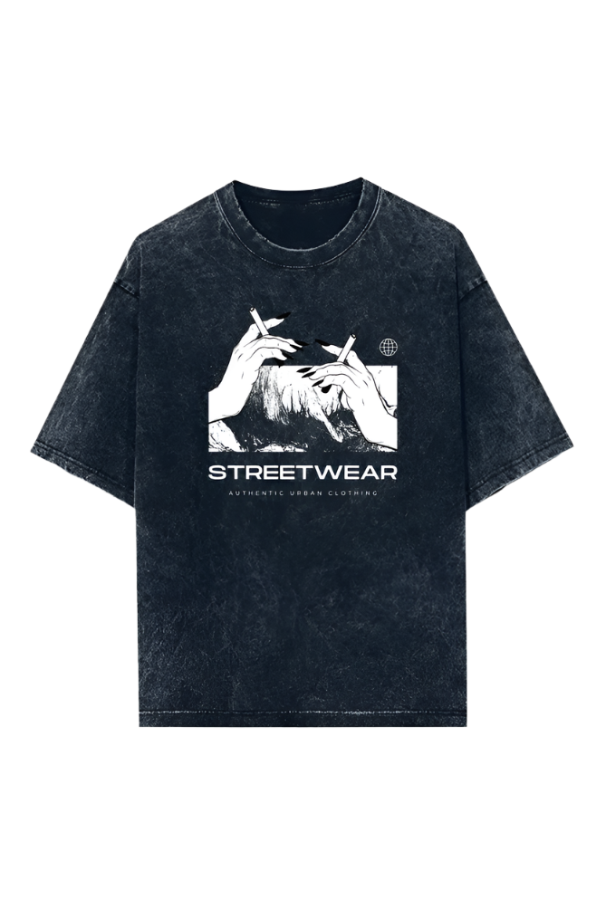 Women's Oversized Acid Wash Classic T-Shirt | Dapper Fit