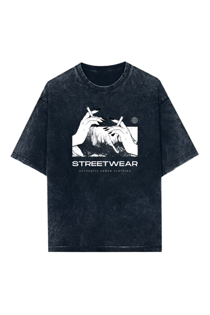 Women's Oversized Acid Wash Classic T-Shirt | Dapper Fit