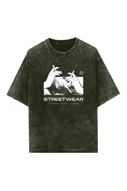 Women's Oversized Acid Wash Classic T-Shirt | Dapper Fit