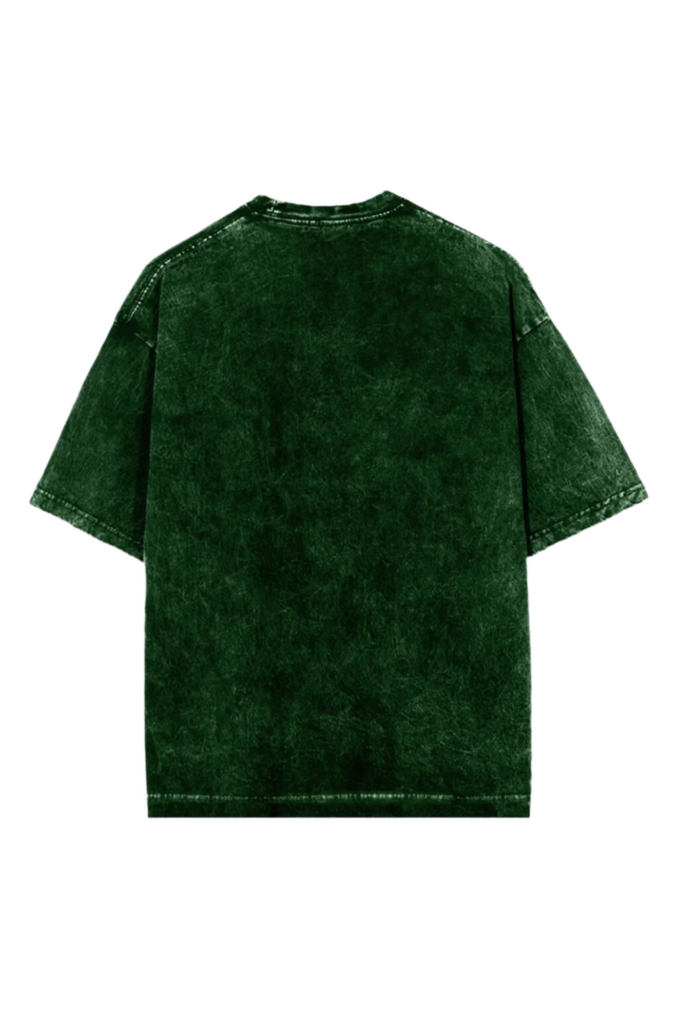 Women's Oversized Acid Wash T-Shirt | Dapper Fit | Dark Green