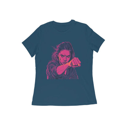 Shilpikraft Women's Fighter Series T-shirt - UNIPOKO