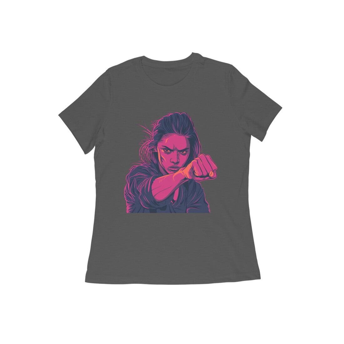 Shilpikraft Women's Fighter Series T-shirt - UNIPOKO