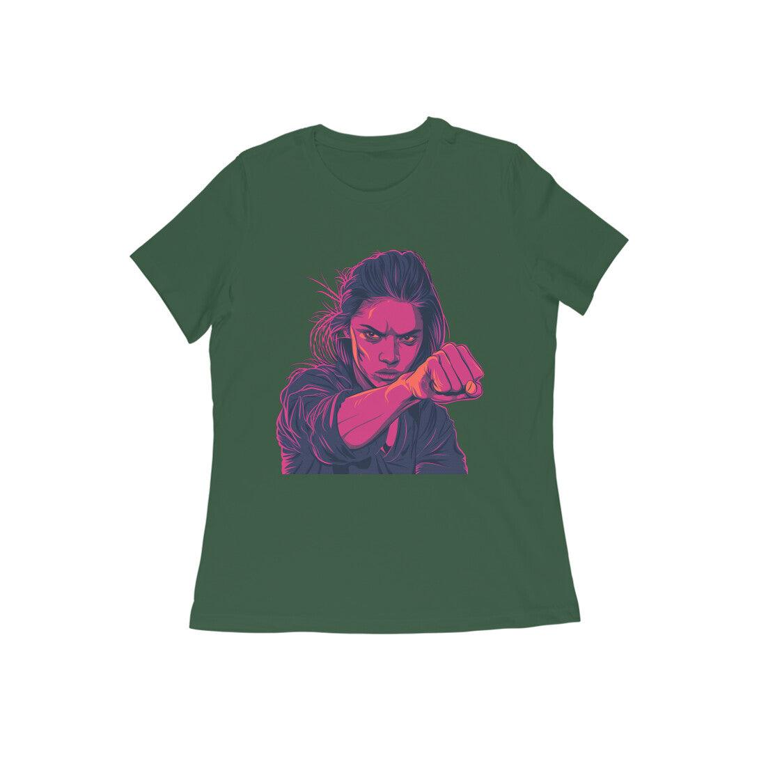 Shilpikraft Women's Fighter Series T-shirt - UNIPOKO