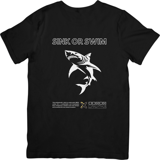 Shilpikraft Women’s T-shirt | 100 % Cotton | Slim Fit | Shark - UNIPOKO